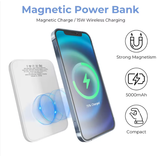 Ultra-thin Magnetic Wireless Power Bank